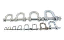 Schäkel - handelsüblich- verzinkt gerade (D)