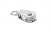 Mini 1-Scheiben Block - Edelstahl AISI304 - poliert - 32x10mm