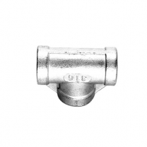 Edelstahl Fitting - Reduzier T-Stück - 1/2" x 1/4"