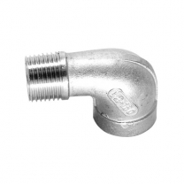 Edelstahl Fitting - Bogen 90° - Gewinde innen/außen - 1/2"