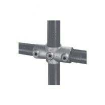 Rohrverbinder Temperguss fvz. Kreuzstück doppel T -Stück für Ø 2" - 60mm