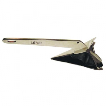 Wing - Anker aus Edelstahl AISI 316 poliert