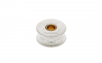 Rollen Edelstahl AISI 316 (A4) poliert - 32mm x 10mm