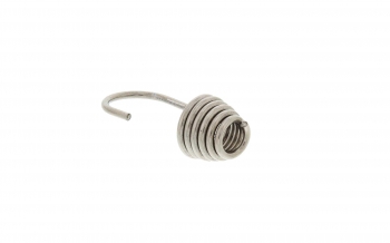 Stahlbandhaken Edelstahl AISI 302 poliert für Gummi - Repschnur - 8mm
