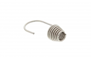 Stahlbandhaken Edelstahl AISI 302 poliert für Gummi - Repschnur - 10mm