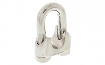 Drahtseilklemme Edelstahl AISI 316 poliert - DIN741 - 22mm