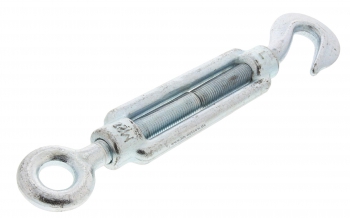 Spannschloss - verzinkt - DIN 1480 Haken/Öse - 22mm