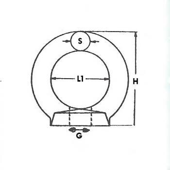 Ringmutter - verzinkt - DIN582 - M10